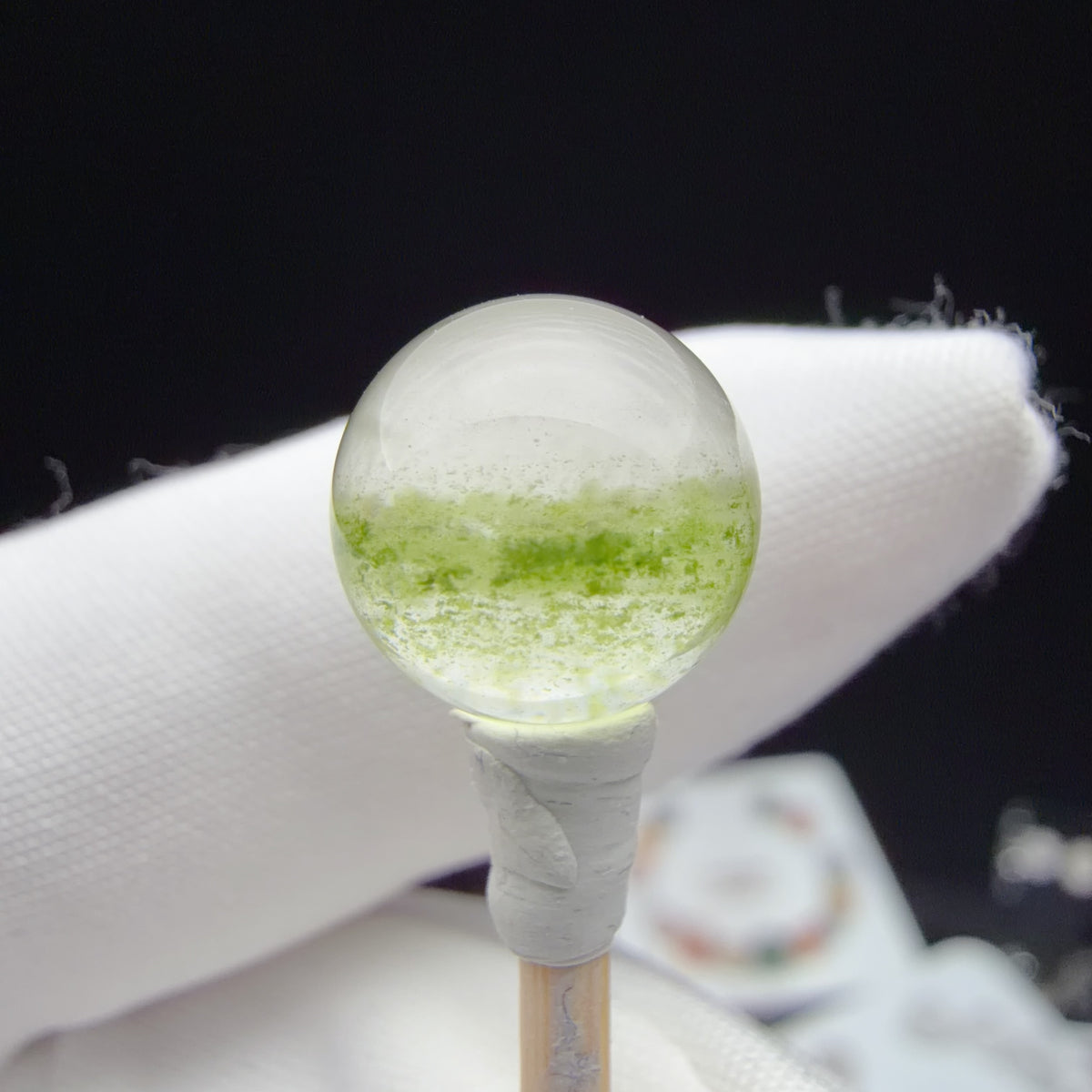 Moss Phantom Quartz Bead 10.3 mm