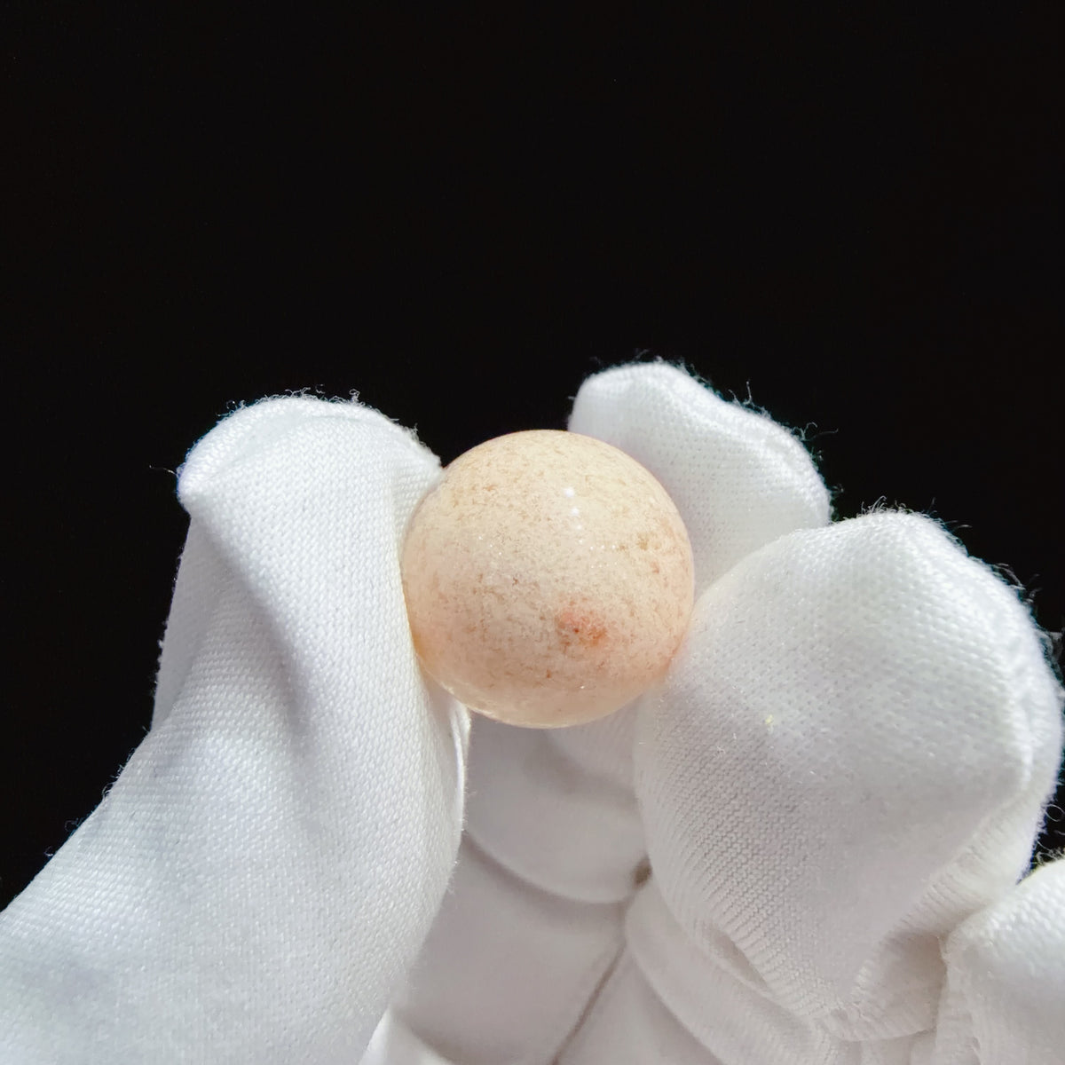Quartz Bead with Bowl-shaped Phantom Growth 14.9 mm
