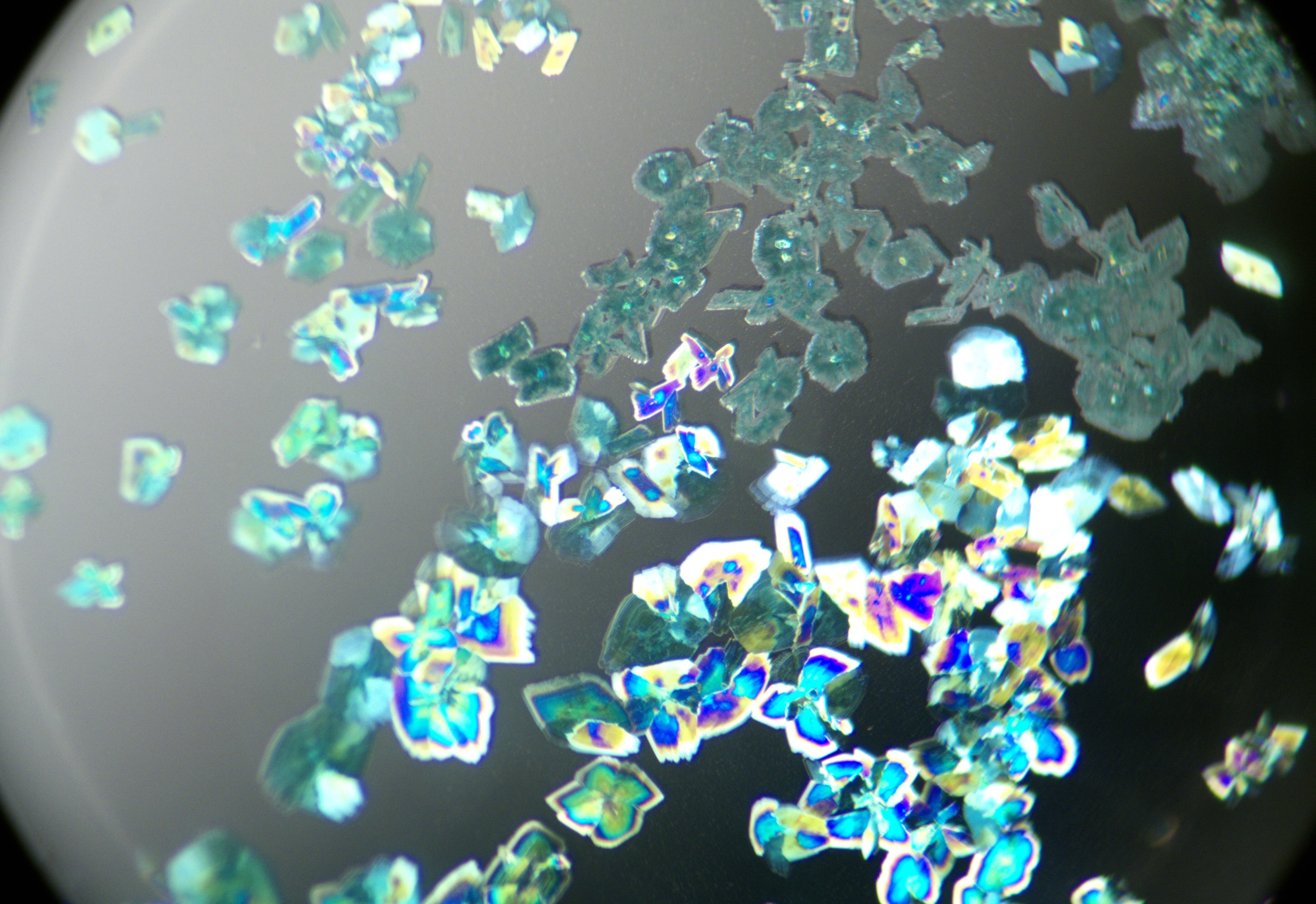 Microscopic Views of Chrysocolla