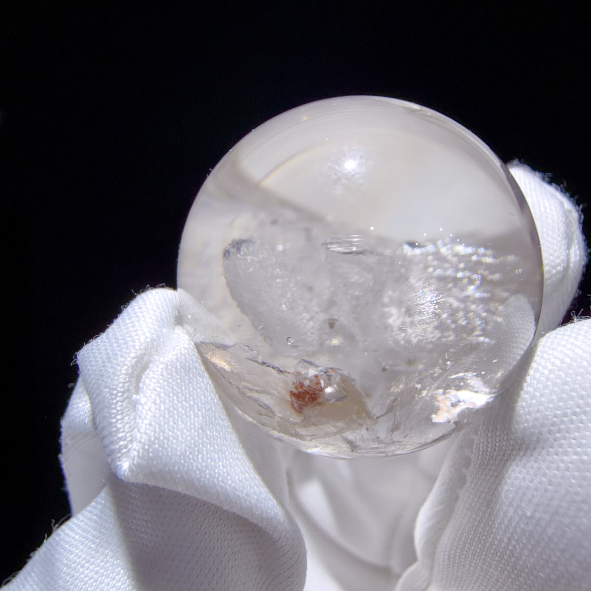 Quartz Enhydro Bead 24.2 mm