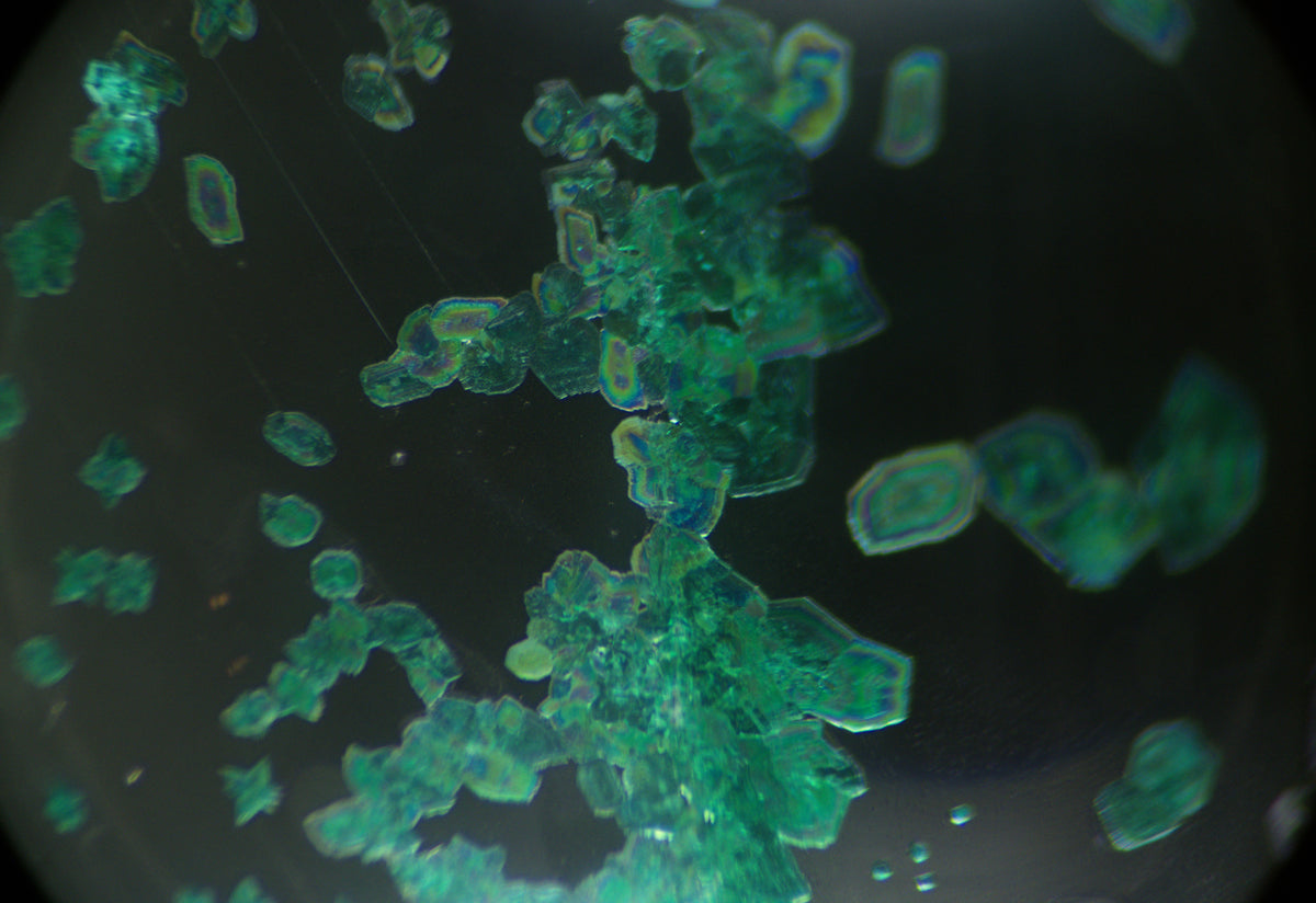 Quartz Bead with Green Chrysocolla Inclusions 11.6 mm