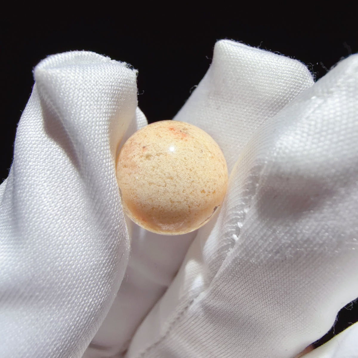 Pale Orange Phantom Quartz Bead 14.9 mm