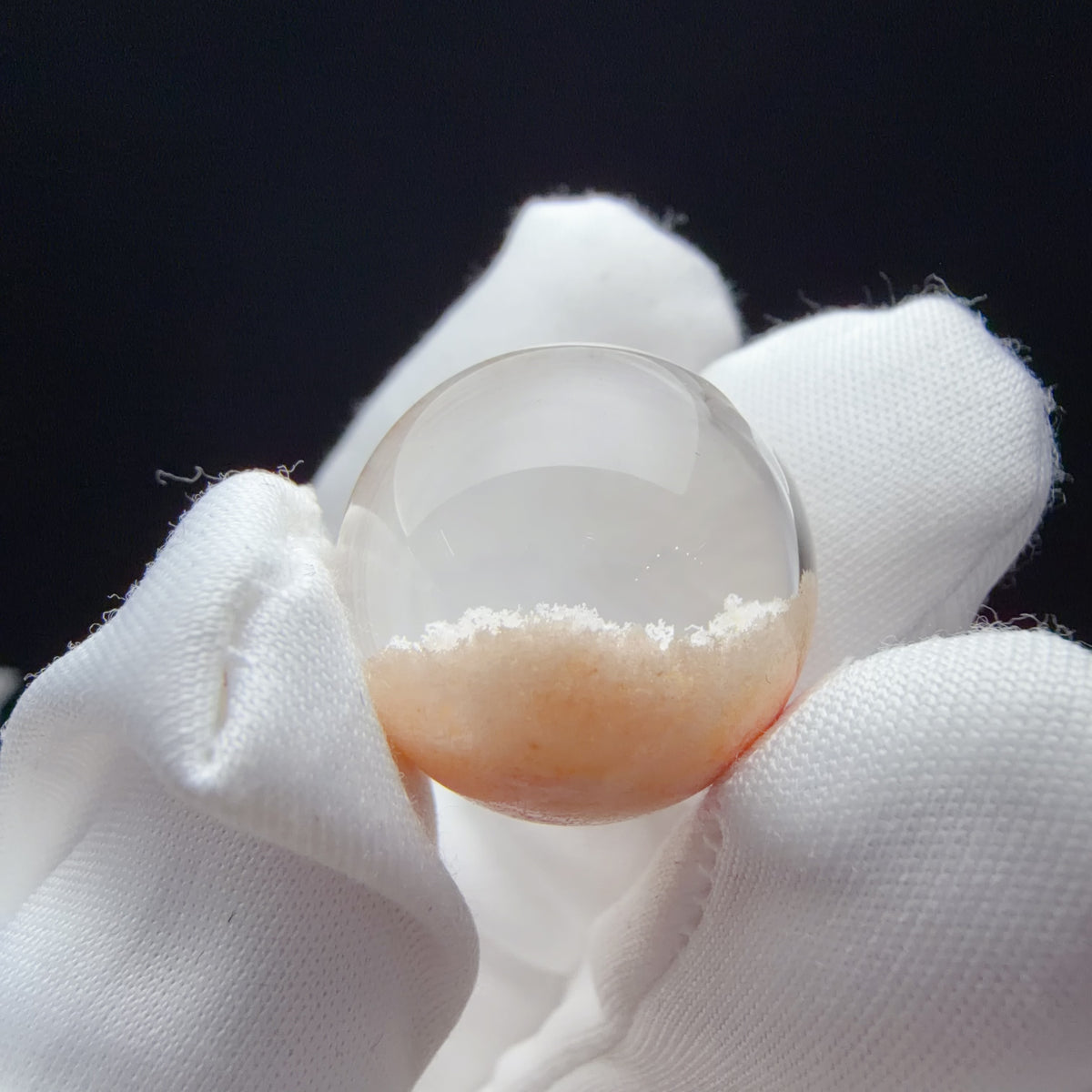 Quartz Bead with Phantom Growth 19.3 mm