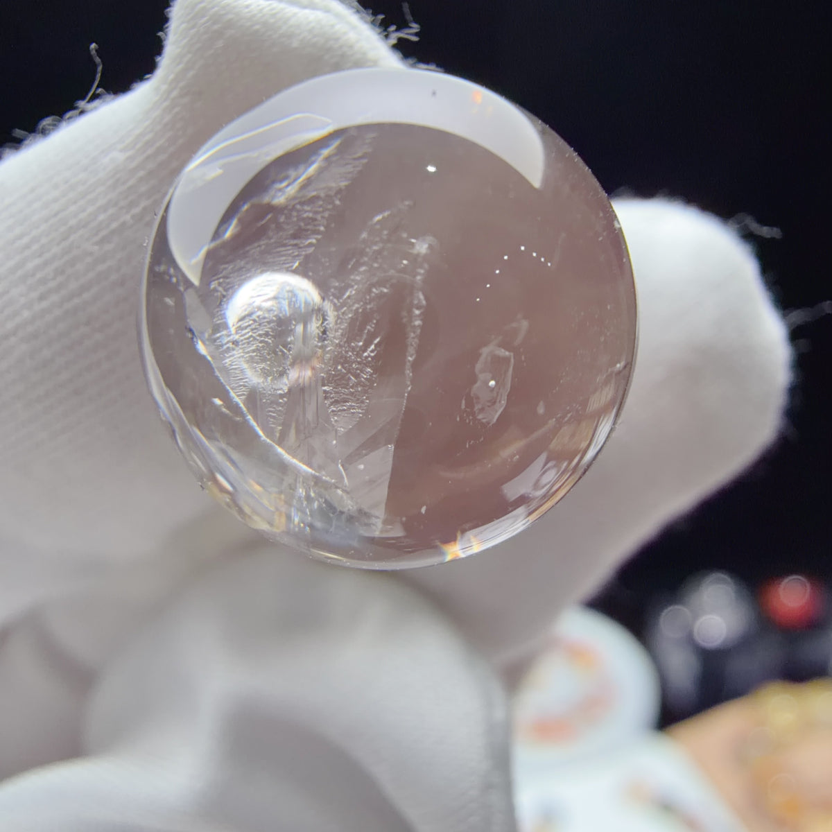 Quartz Enhydro Bead 14.3 mm